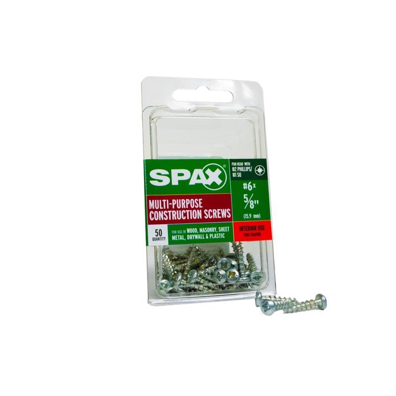 SCRW SPAX PH 6X5/8"BX50