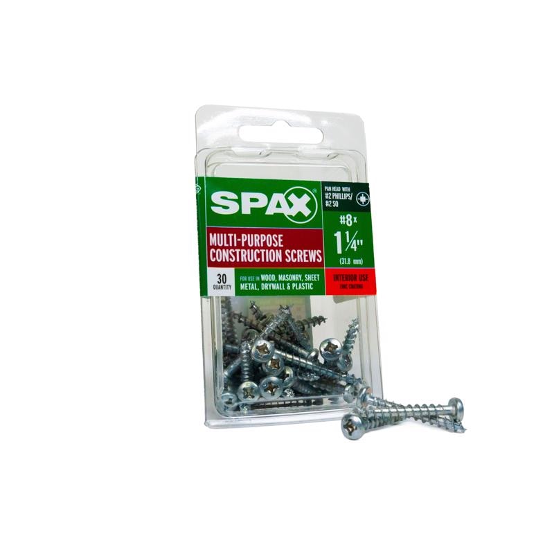 SCRW SPAX PH 8X1.25 BX30