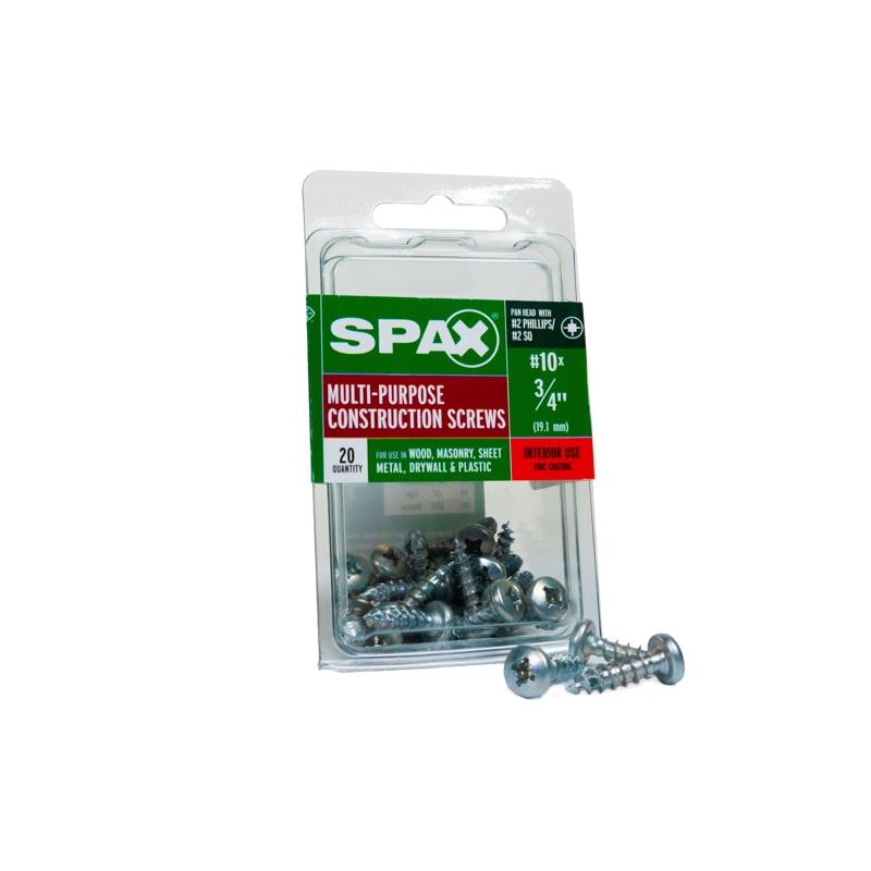 SCRW SPAX PH 10X3/4"BX20