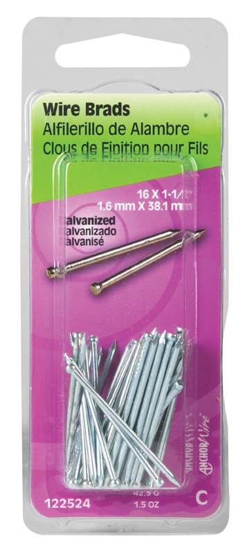 BRAD GALV 1-1/2X16 1.5OZ
