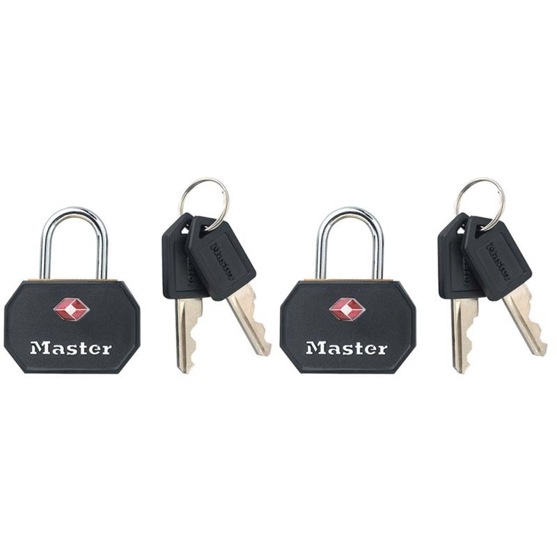 LUGGAGE LOCK TSA 2PK BLK
