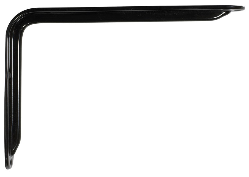 SHELF BRACKET12"MAGN BLK