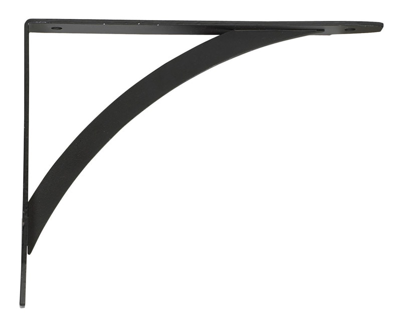 SHELF BRACKET7"ELEG BLK