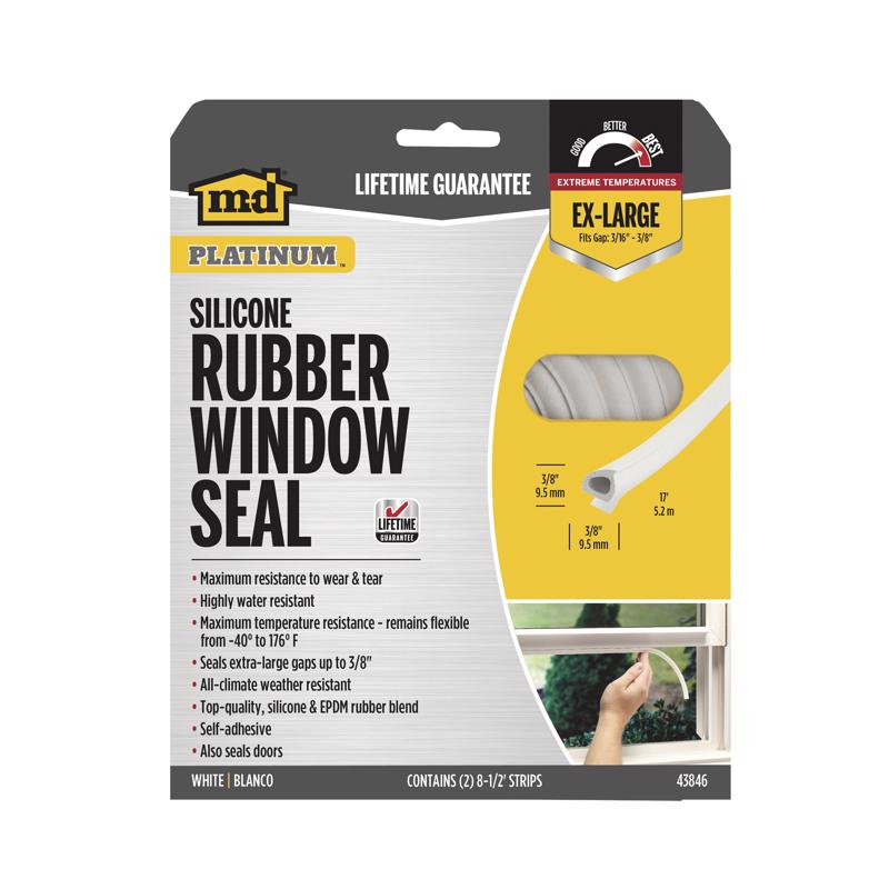 WEATHERSTRIP WHT 17'