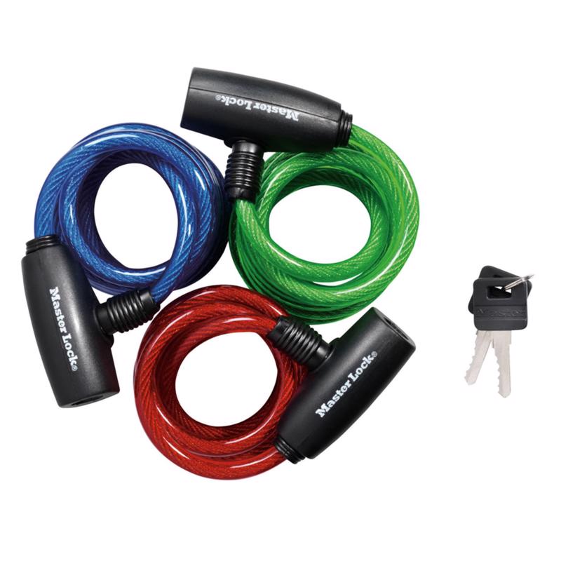 BIKE LOCK/CABLE 3PK