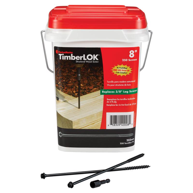 TIMBERLOK 8" 250 PACK