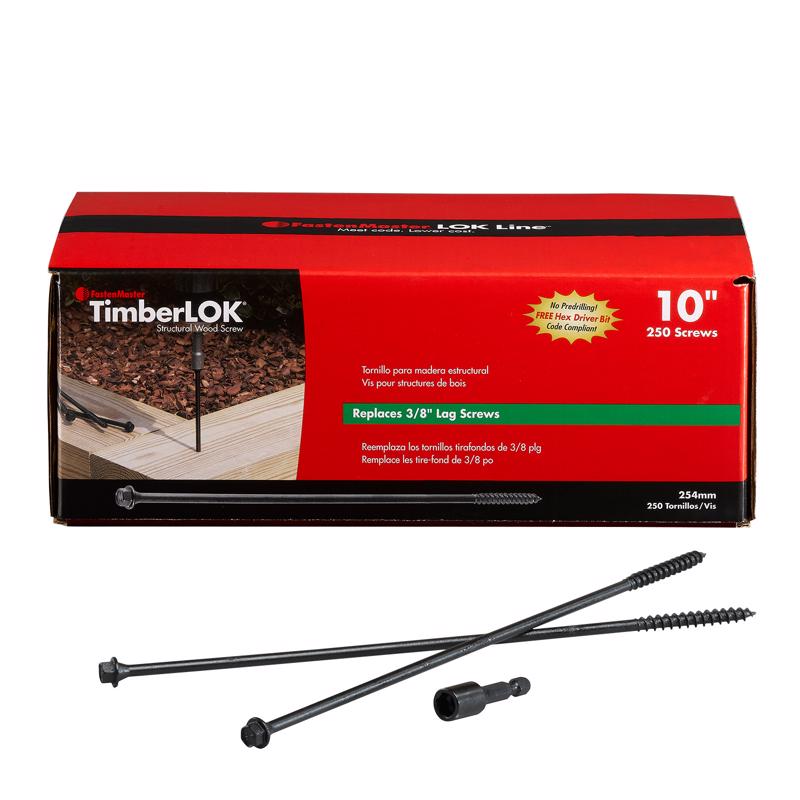 TIMBERLOK 10" 250 PIECES