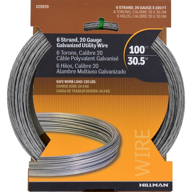 WIRE CLOTHES20GA100'6STR