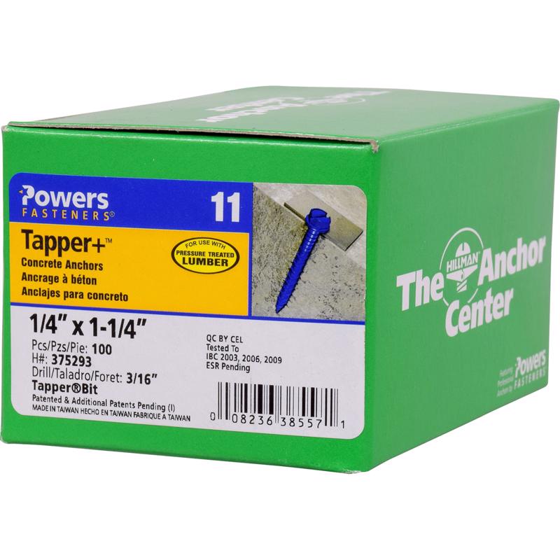 RAWL TAPR HWH 1/4X1-1/4