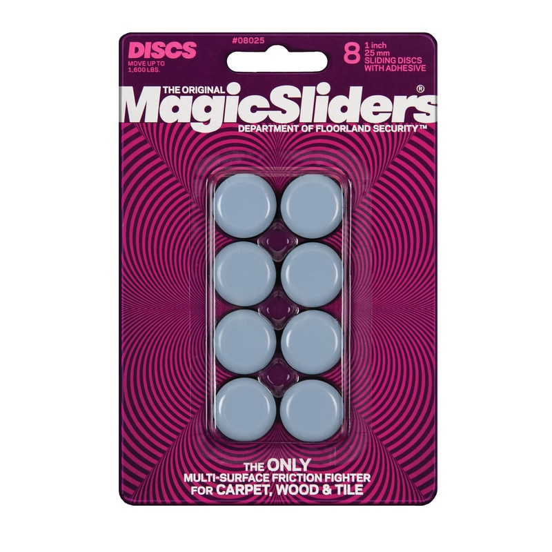 SLIDING DISC RND 1" 8PK