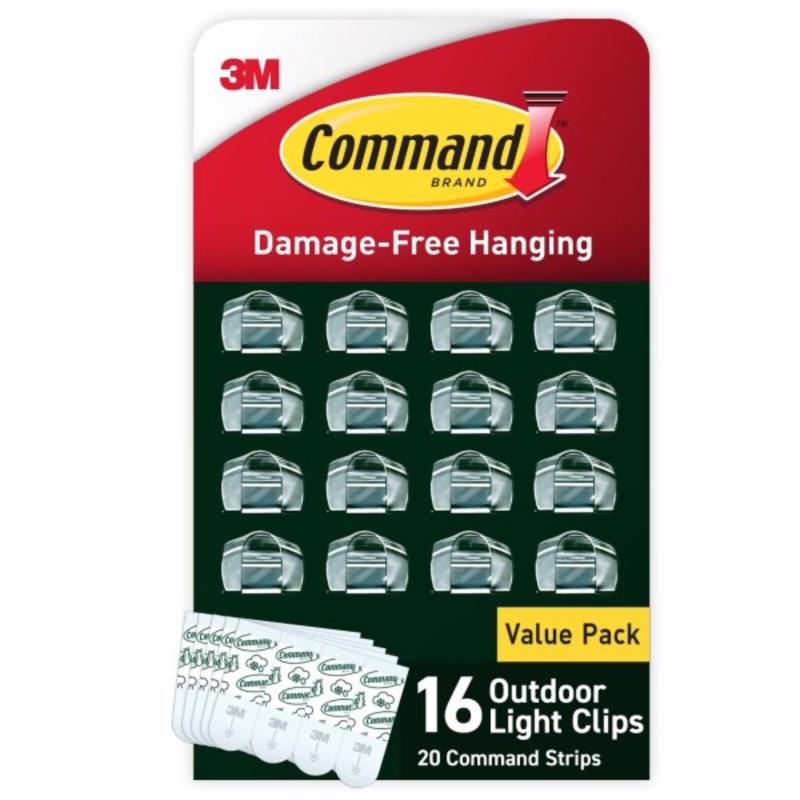 OUTDOOR LIGHT CLIP 16PK