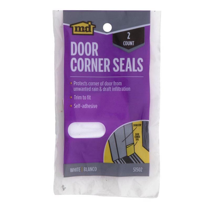 DOOR CORNER SEALS 2" WHT