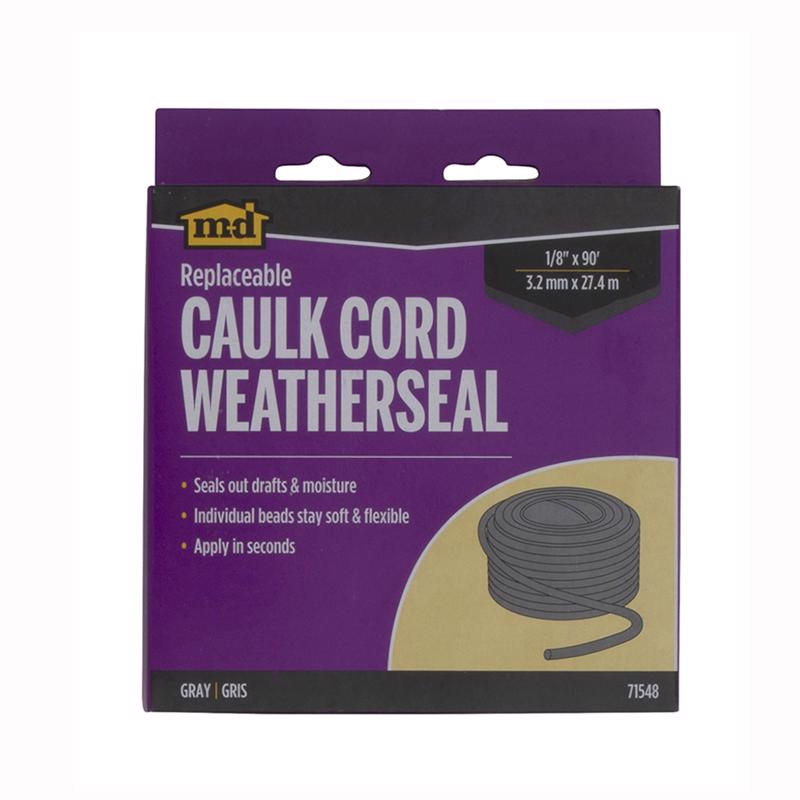 CAULK CORD FOAM GRY