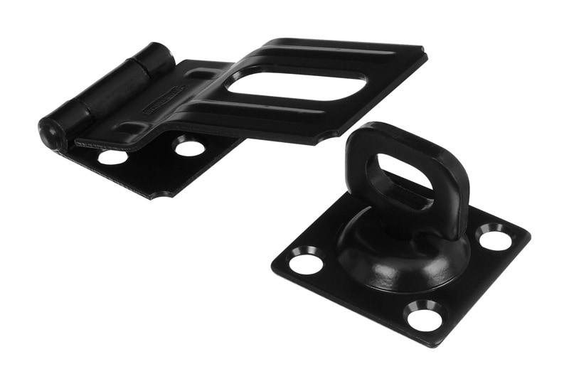 SWIV STPL HASP BLK3-1/4"