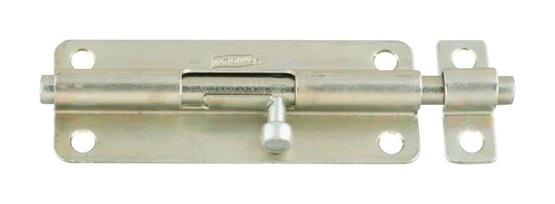 BARREL BOLT ZINC PLTD 5"