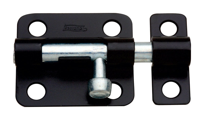 BARREL BOLT BLACK 2-1/2"