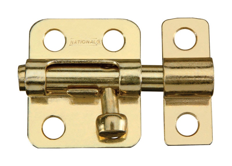 WINDOW BOLT BRASS 2"