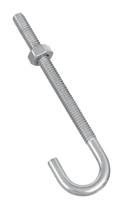 J-BOLT ZNC PLT 1/4X4"