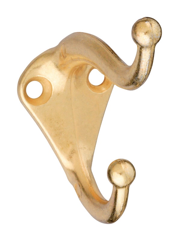 COAT/HAT HOOK BRASS