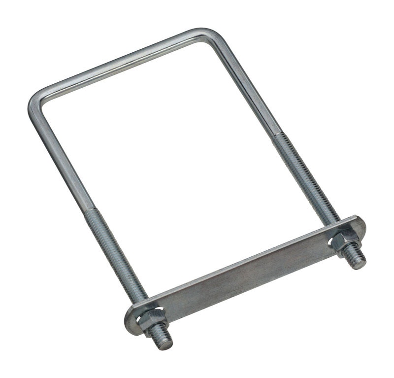 SQUARE U-BOLT ZN3/8X4X7"