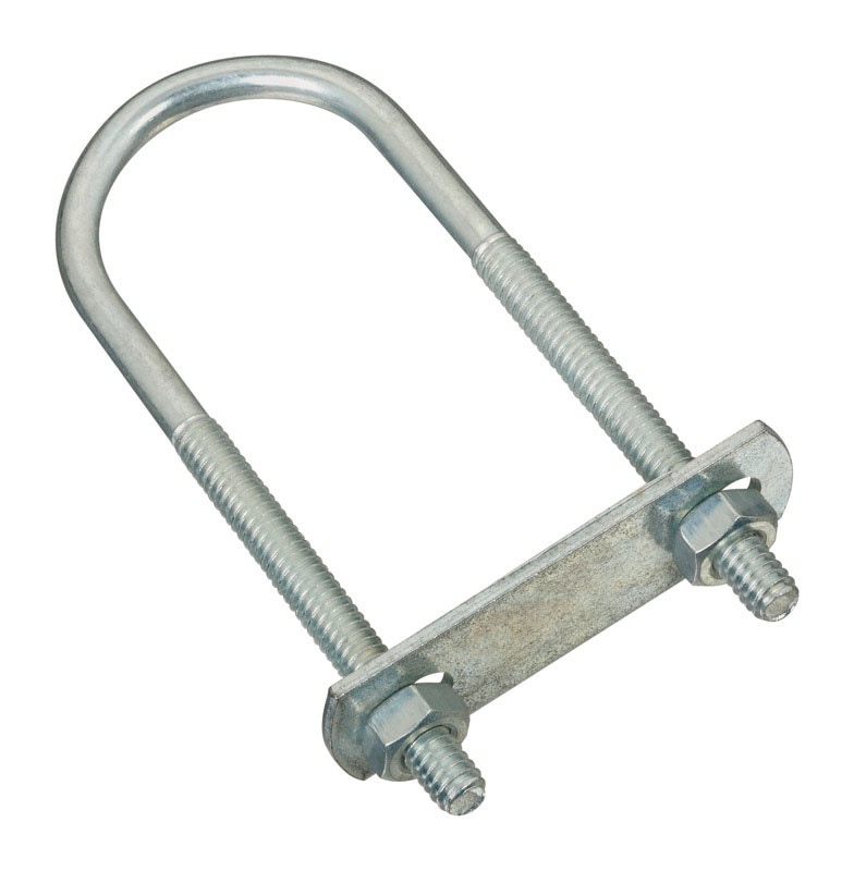 U-BOLT ZN 1/4"X1-3/8"X4"