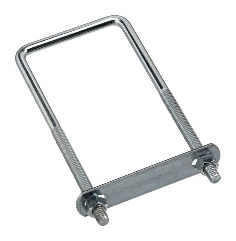 SQ U BOLT ZN 3/8X3X7"