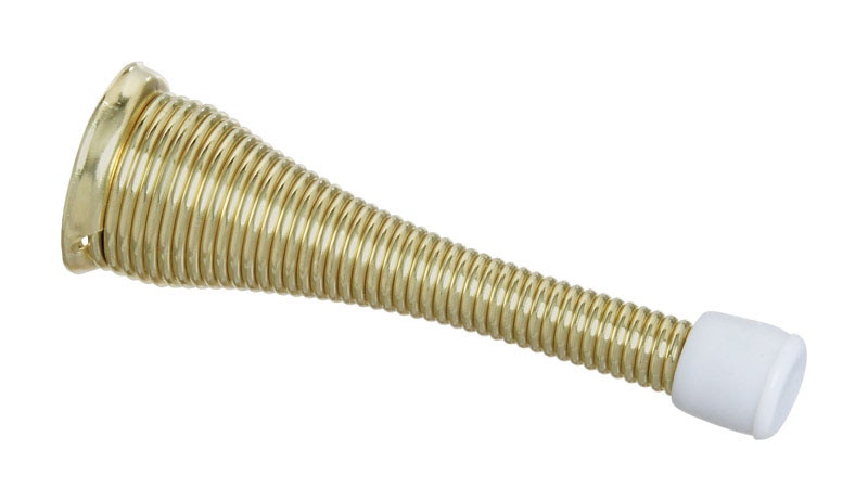 SPRING DOOR STOP BRS 3"