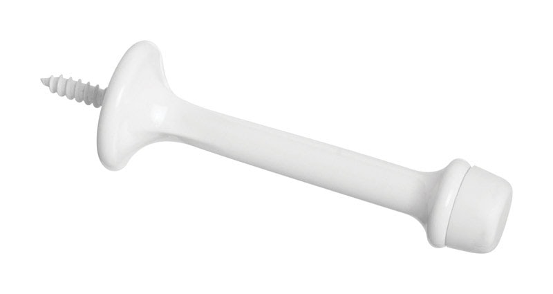 RIGID DOOR STOP WHITE 3"