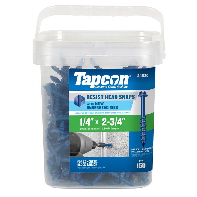 ANCHOR CON 1/4X2-3/4"HHD