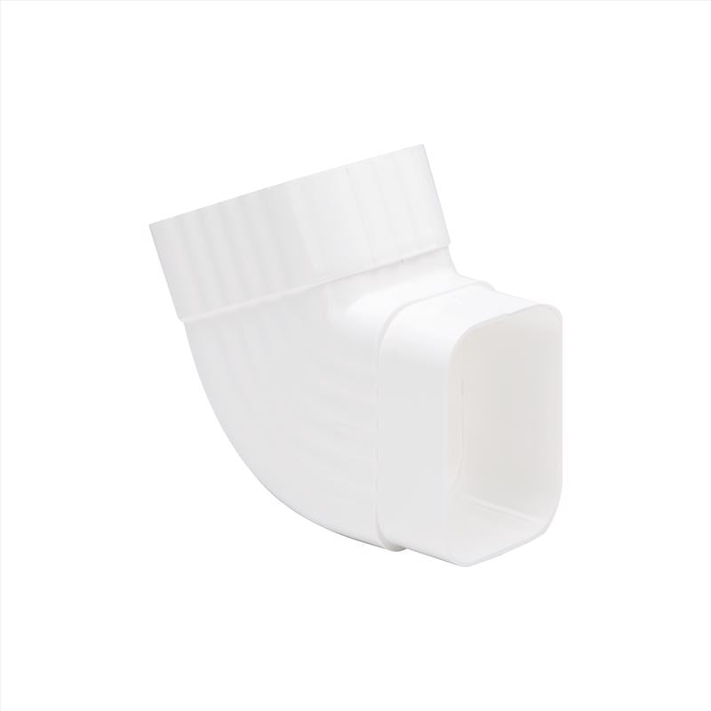 GUTTER ELBOW VNYL WHT B