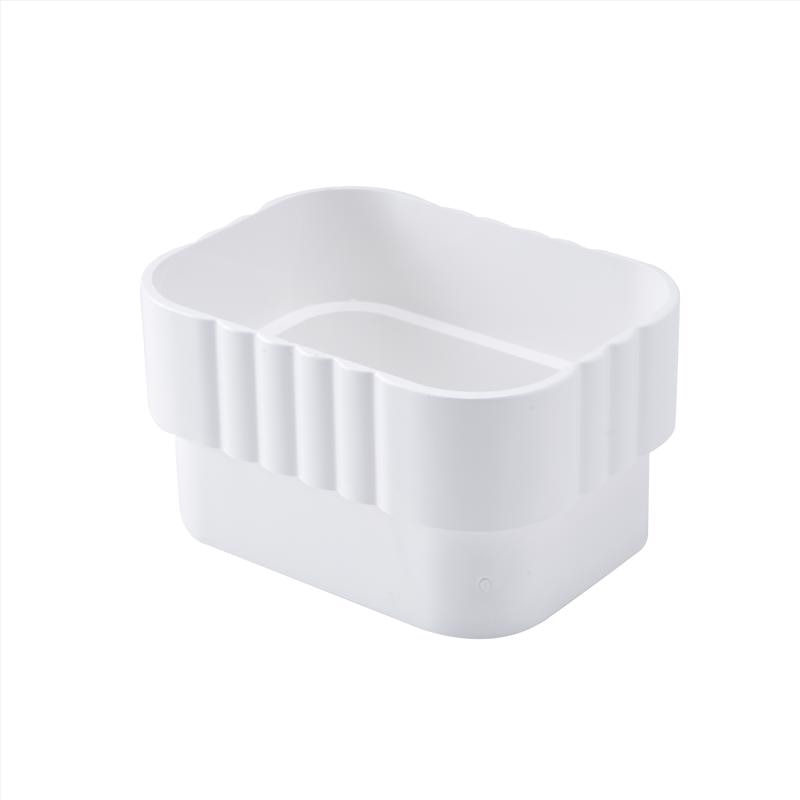 DWNSPOUT CNCTR VNYL WHT