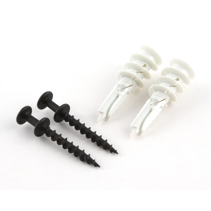 HANGER W/ANCHR BLK 2PK