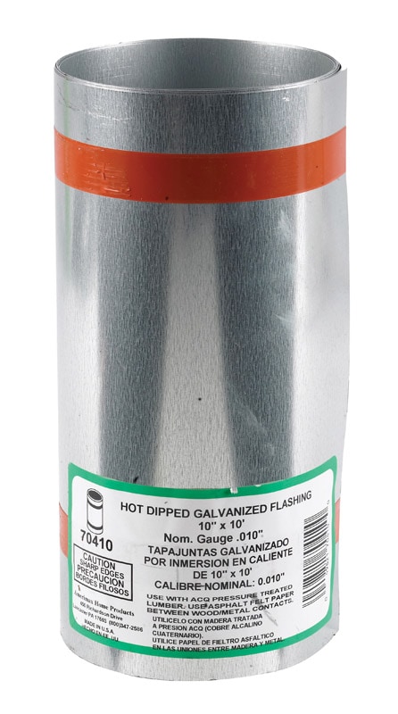 FLASHING GALV STD10"X10'