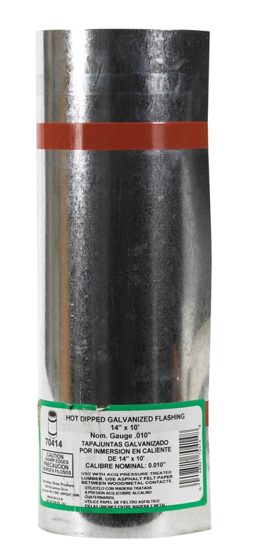 FLASHING GALV STD14"X10'