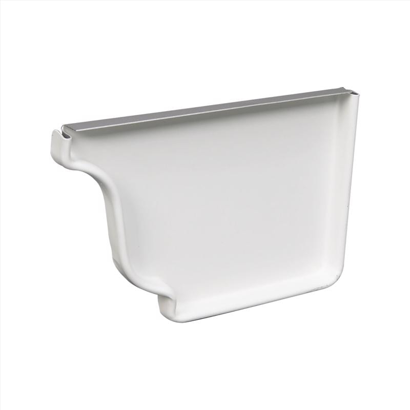 GUTTR "K" RTEND WHT 5"