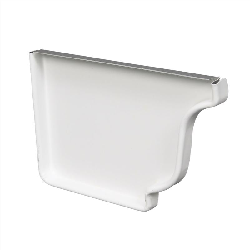 GUTTR "K" LFTEND WHT 5"