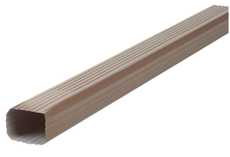 DOWNSPOUT K ALUM 2X3"BRN