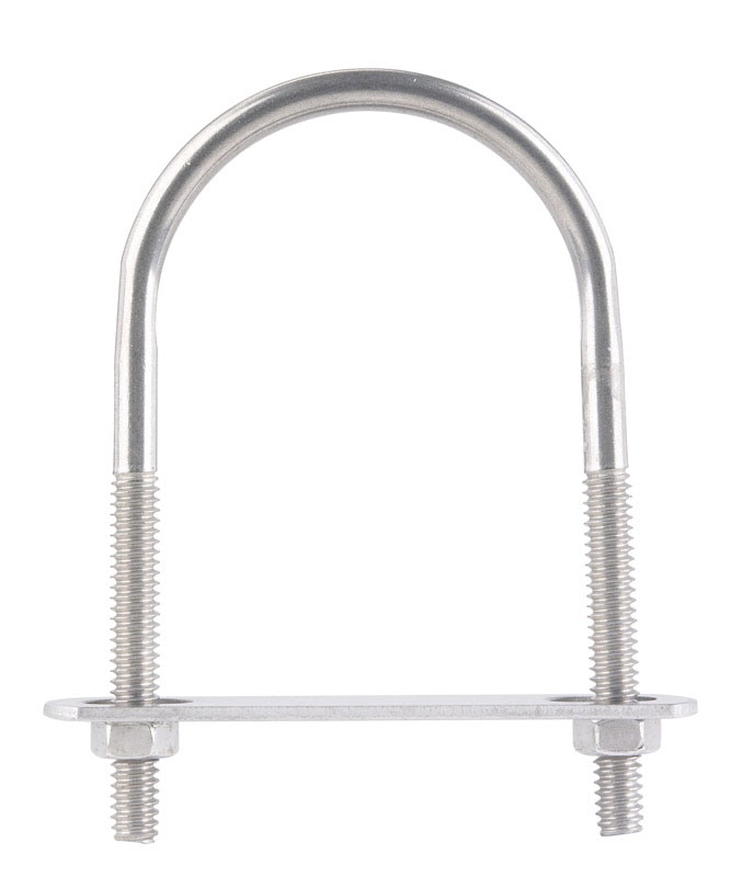 BOLT U 1/4"X2"X3.5" SS