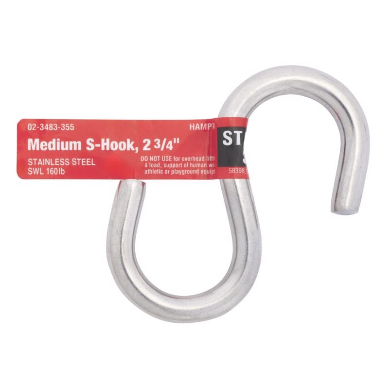 HOOK S MED.272"X2.75"SS