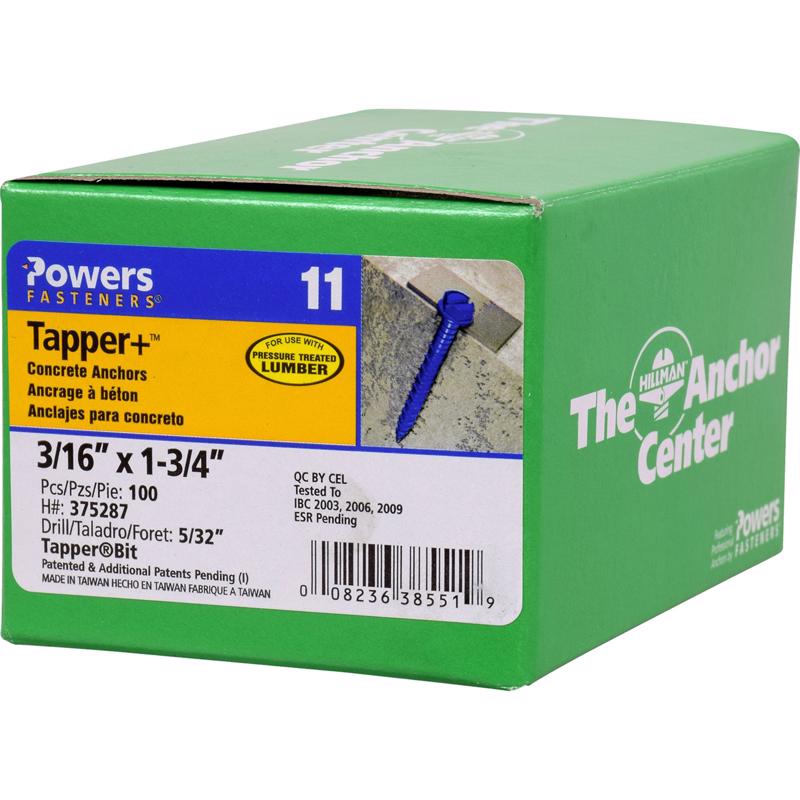 CNCRT SCRW ANCHR 1.75"