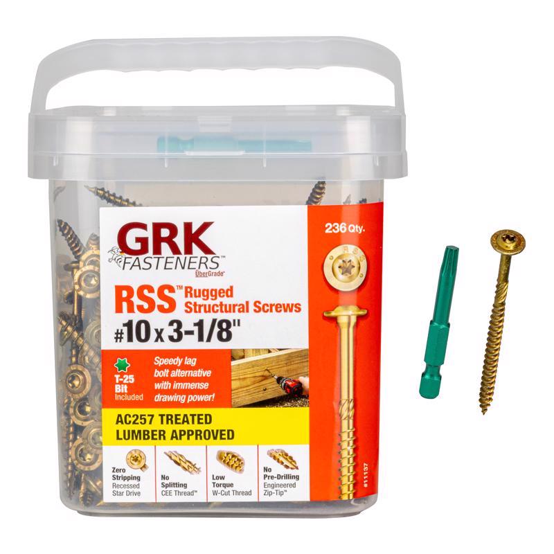 STRCTRL SCREW #10X3-1/8"