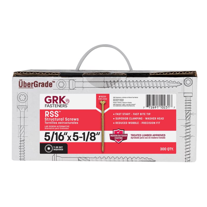 STRCTRL SCREW 5/16X5-1/8"