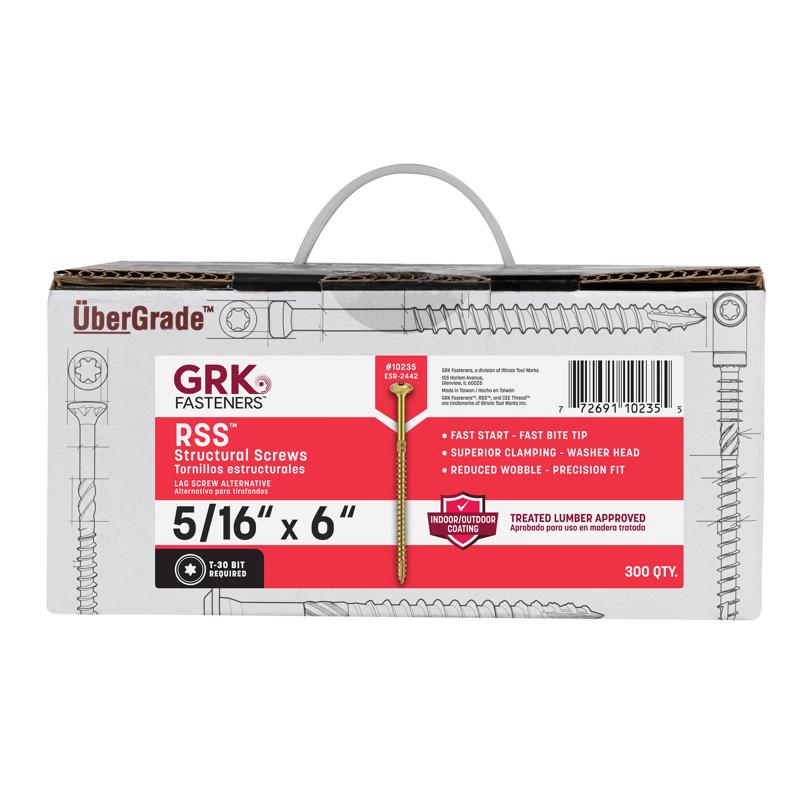 STRCTRL SCREW 5/16X6"