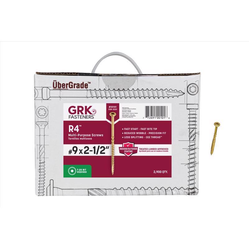 R4 SCREW #9 X 2-1/2"