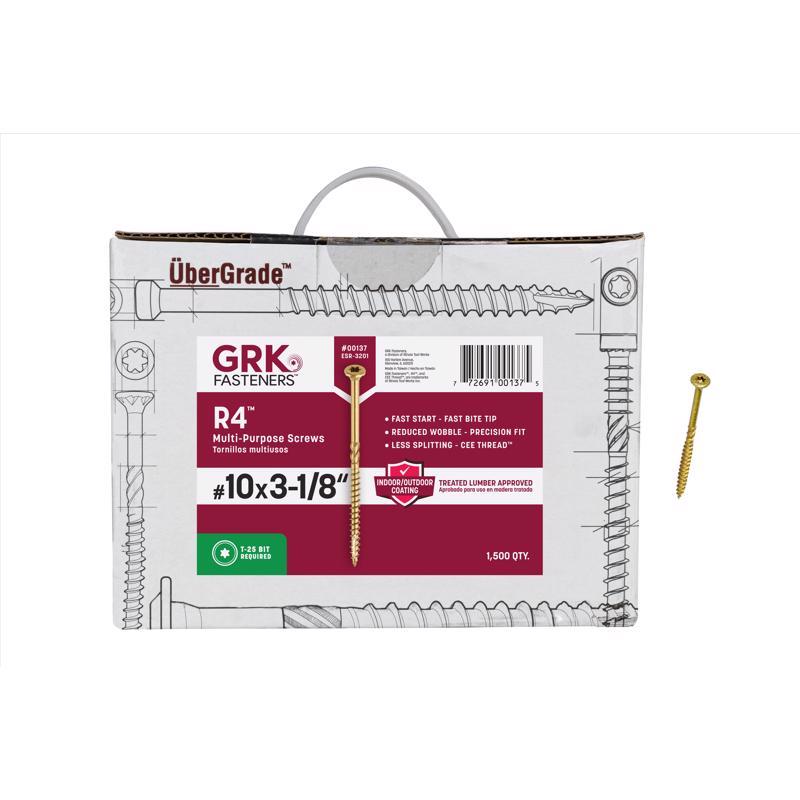 R4 SCREW #10 X 3-1/8"