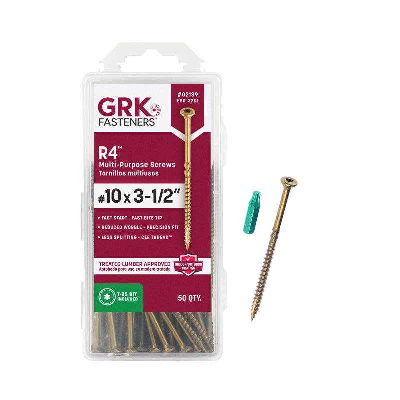 R4 SCREW #10 X 3-1/2"