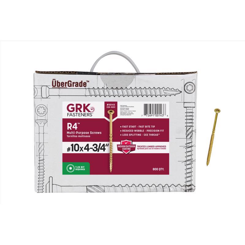 R4 SCREW #10 X 4-3/4"