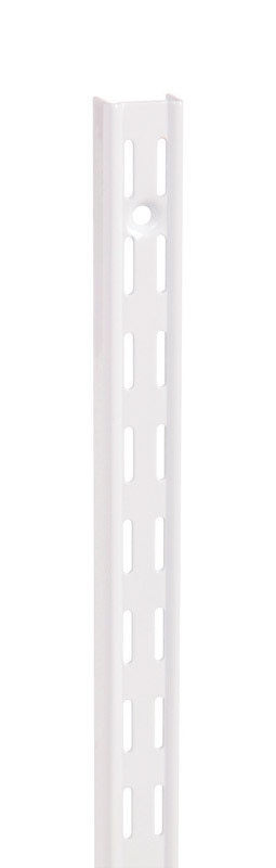 BRACKET DBL SLOT WHT 78"