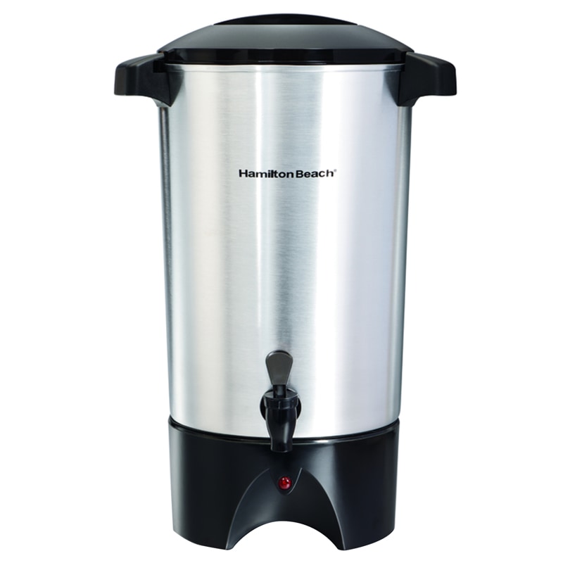 COFFEE URN 45CP BLK/SLV