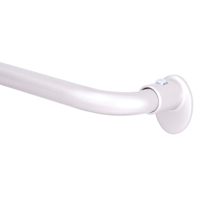 CURTAIN ROD SILVER 48"